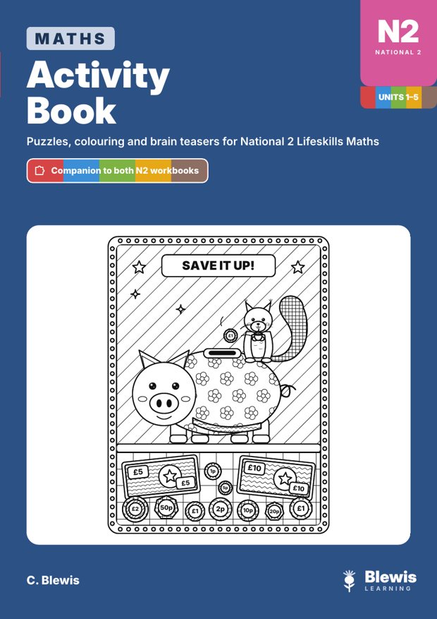 Cover of Activity Book, N2 Maths workbook