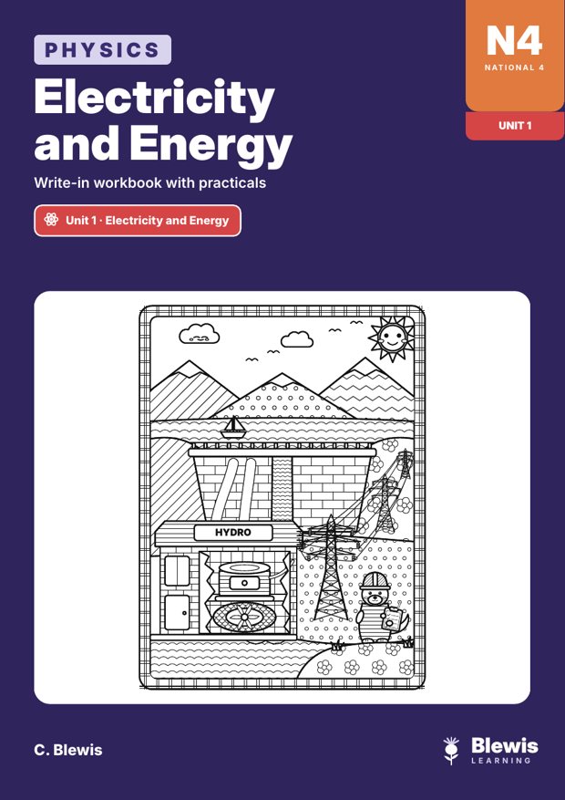 Cover of Electricity and Energy, N4 Physics workbook